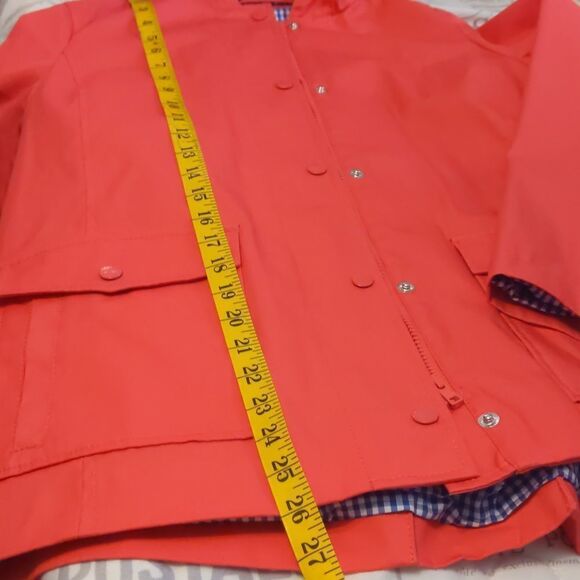 TALBOTS women jacket size XS orange color - Picture 10 of 13